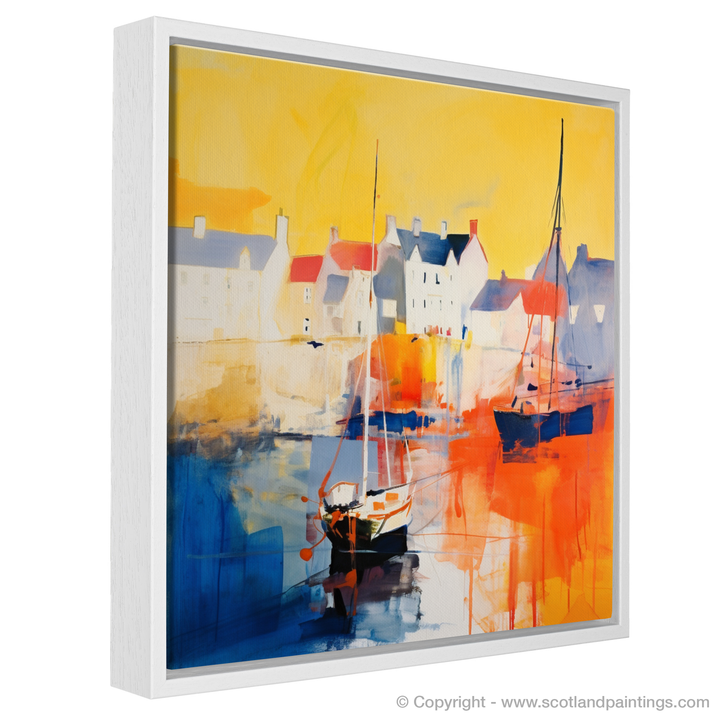 Golden Hour at St Monans Harbour: An Abstract Interpretation