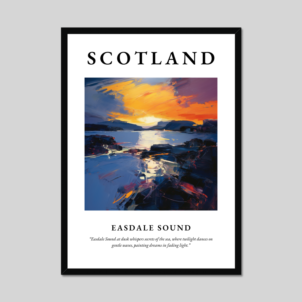 Poster of Easdale Sound, Scotland.