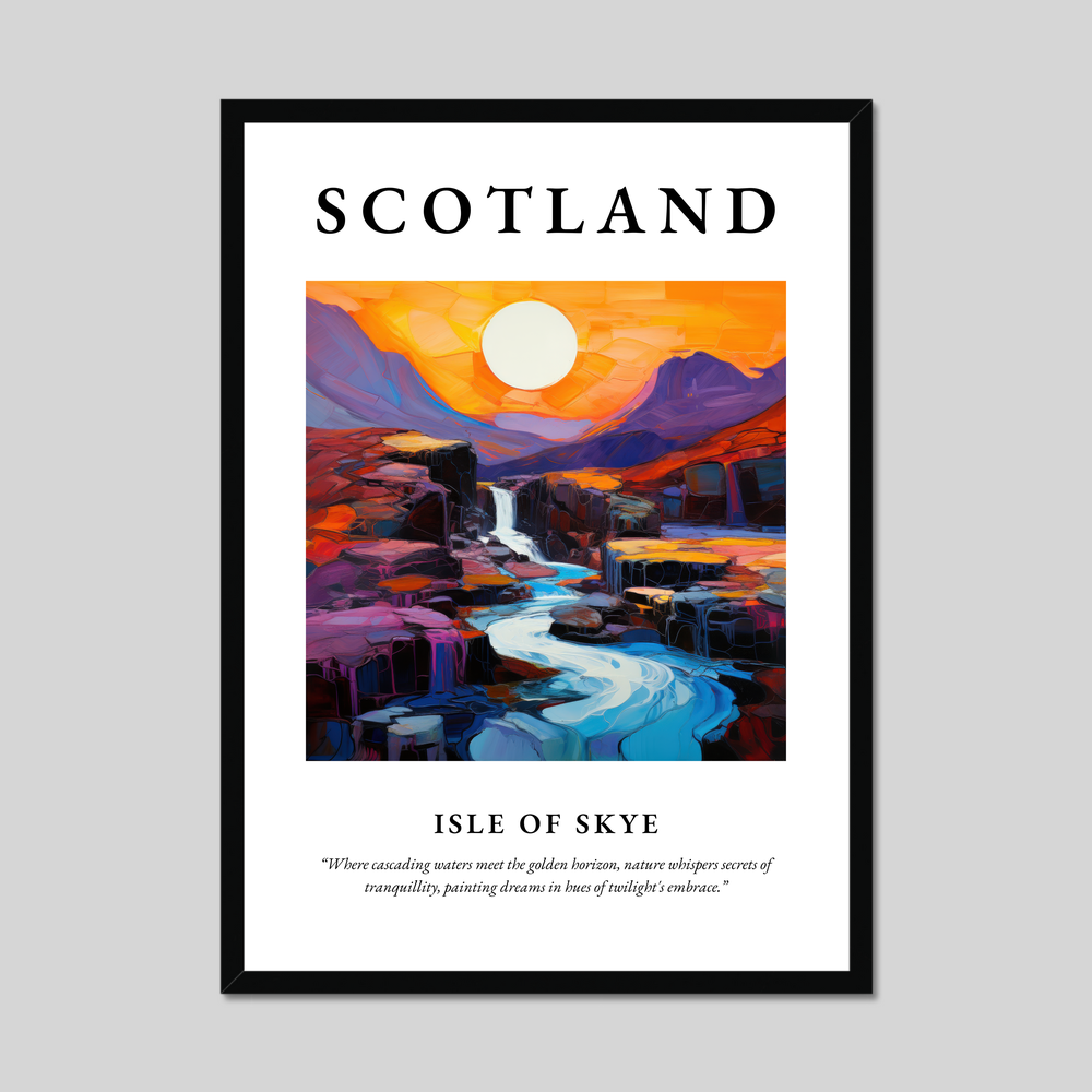 Poster of Isle of Skye, Scotland.