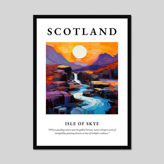 Poster of Isle of Skye, Scotland.