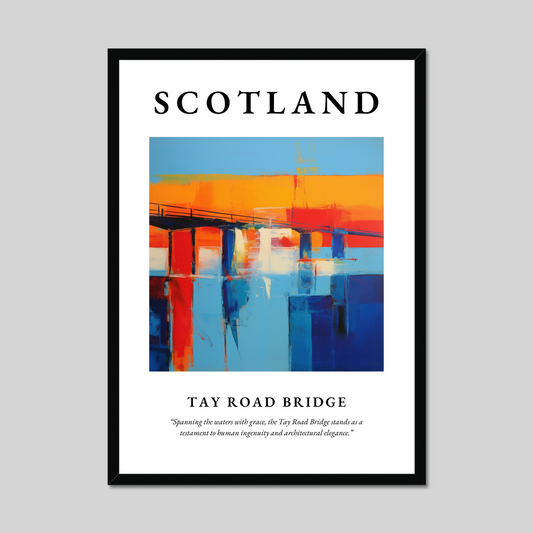 Poster of Tay Road Bridge, Scotland.