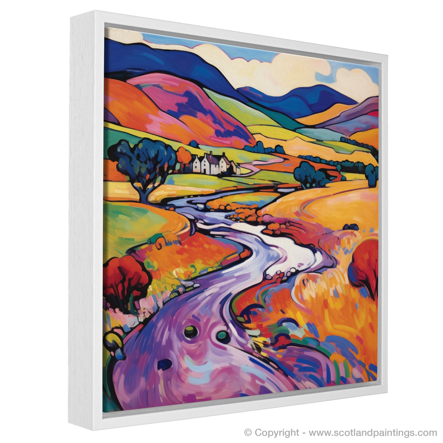 Glen Esk Unleashed: A Fauvist Rhapsody