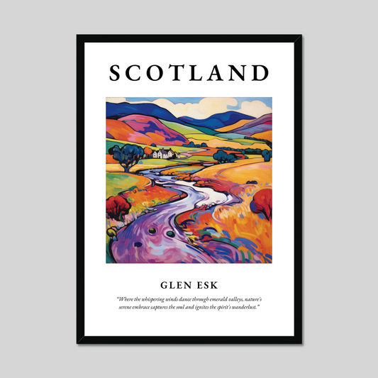 Poster of Glen Esk, Scotland.