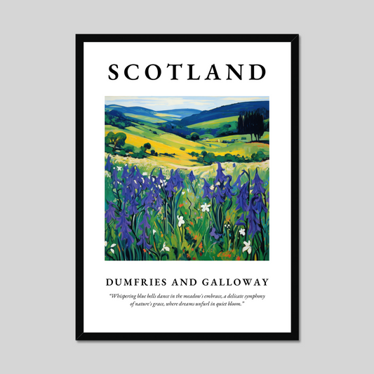 Poster of Dumfries and Galloway, Scotland.