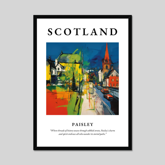 Poster of Paisley, Scotland.