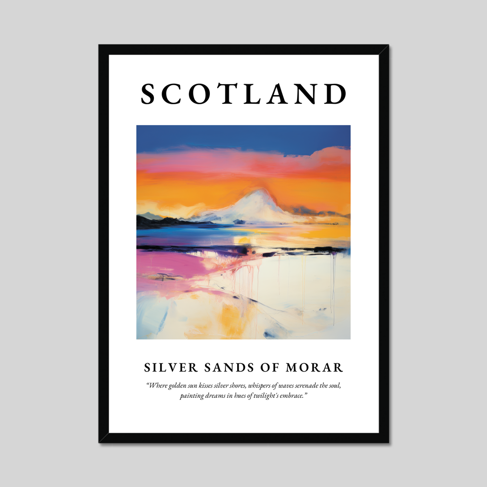 Poster of Silver Sands of Morar, Scotland.