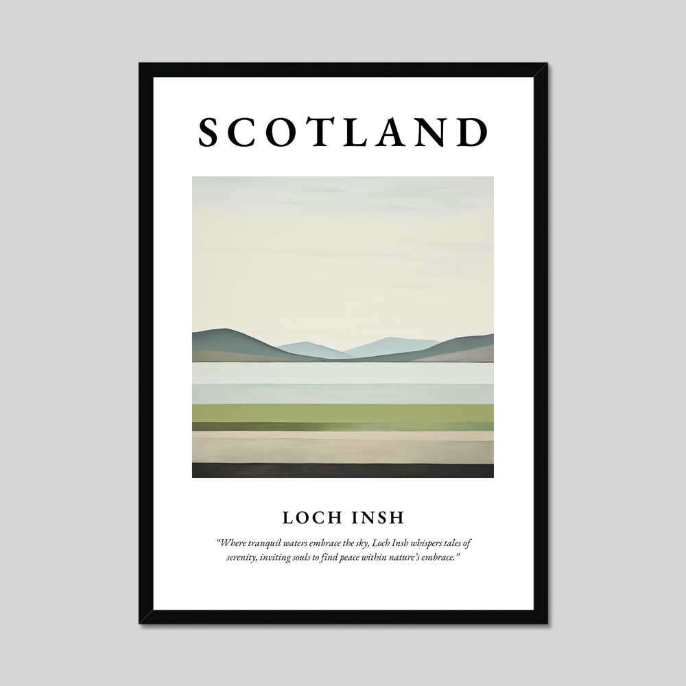 Poster of Loch Insh, Scotland.