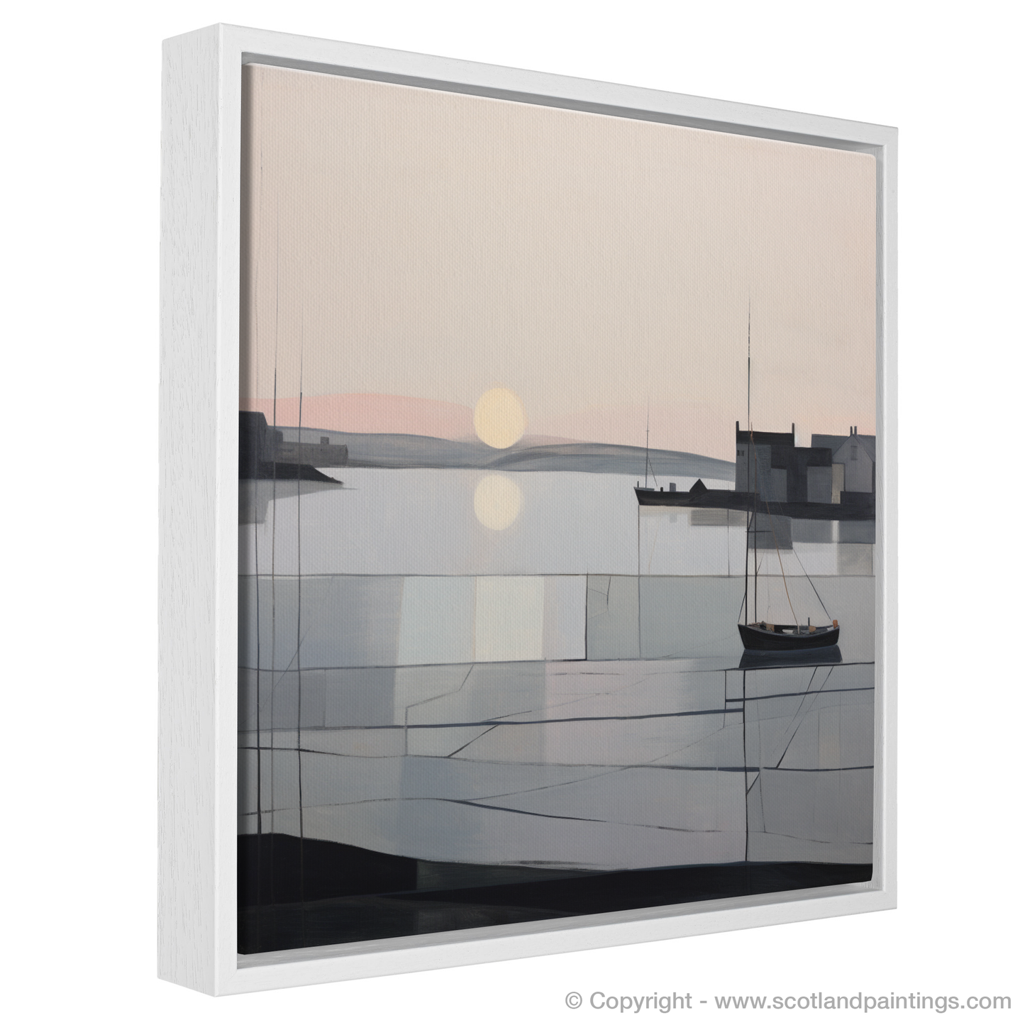 Dusk at Portnahaven: An Abstract Symphony of Serenity