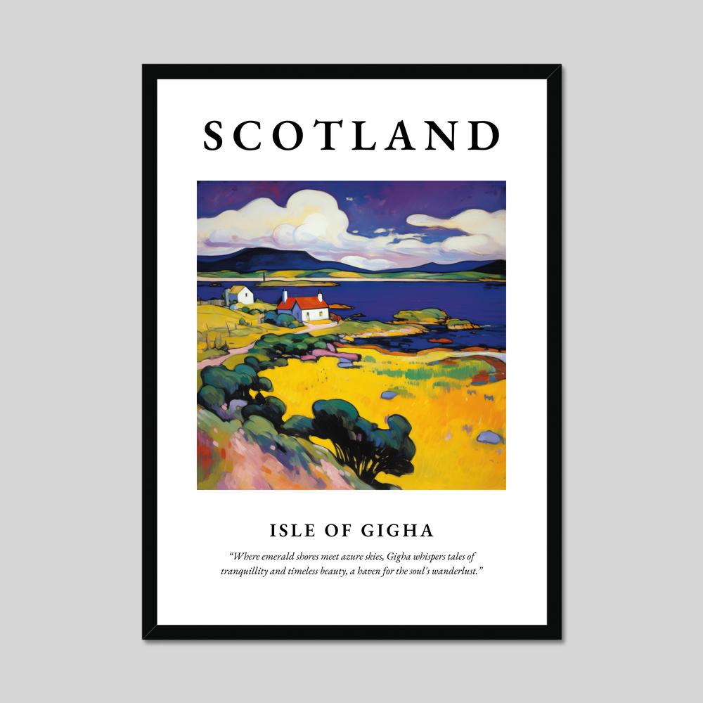 Poster of Isle of Gigha, Scotland.