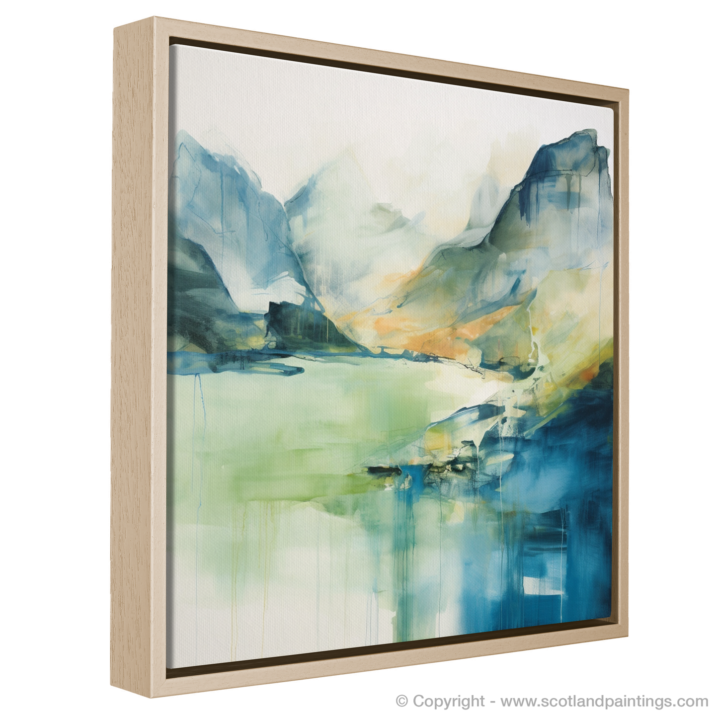 Mystic Waters of Loch Maree: An Abstract Highland Reverie