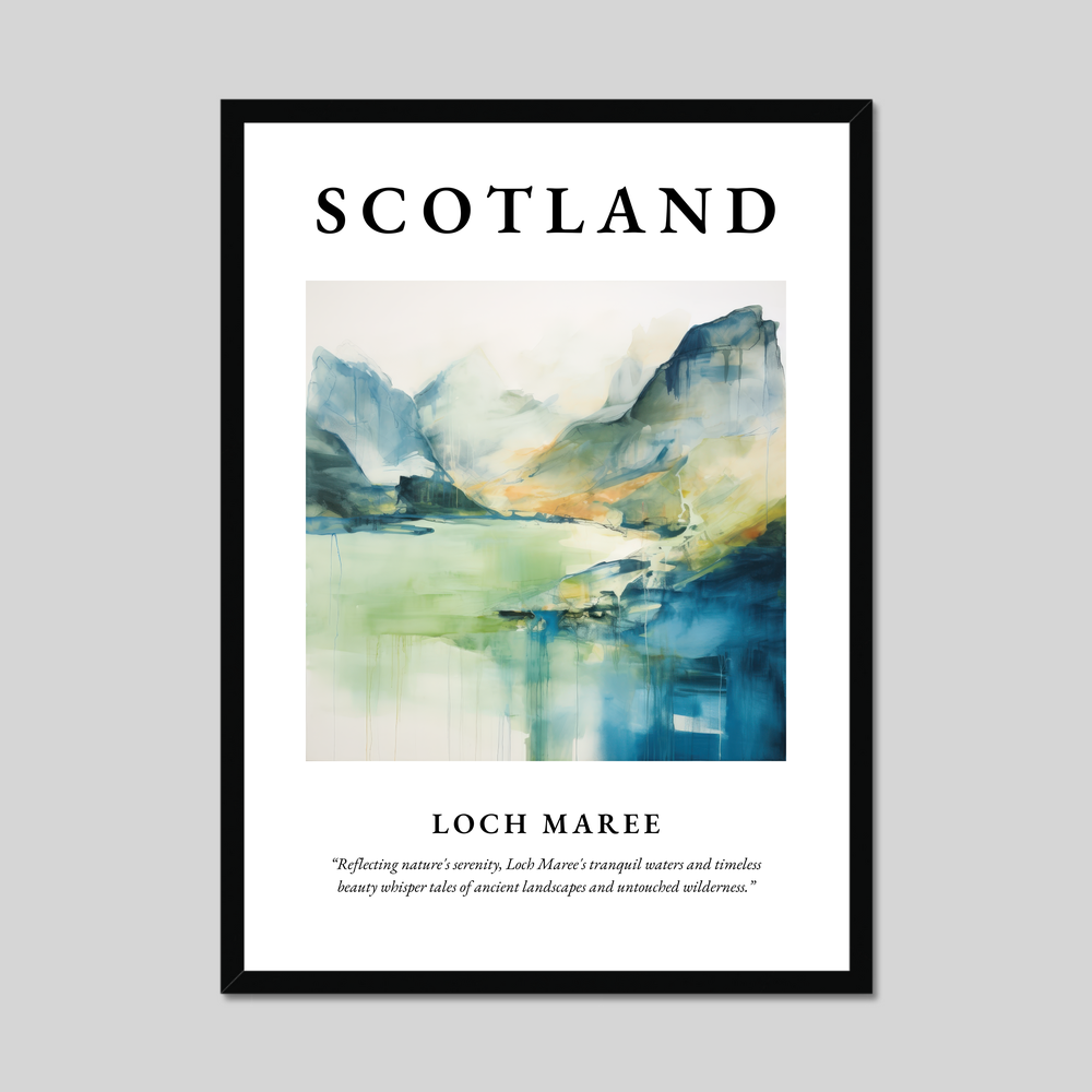 Poster of Loch Maree, Scotland.