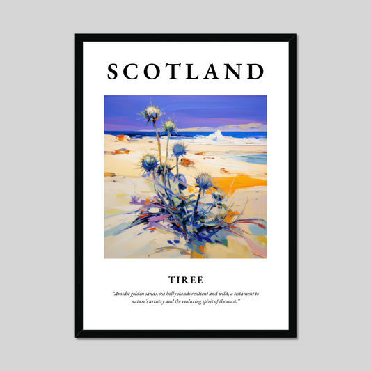 Poster of Tiree, Scotland.