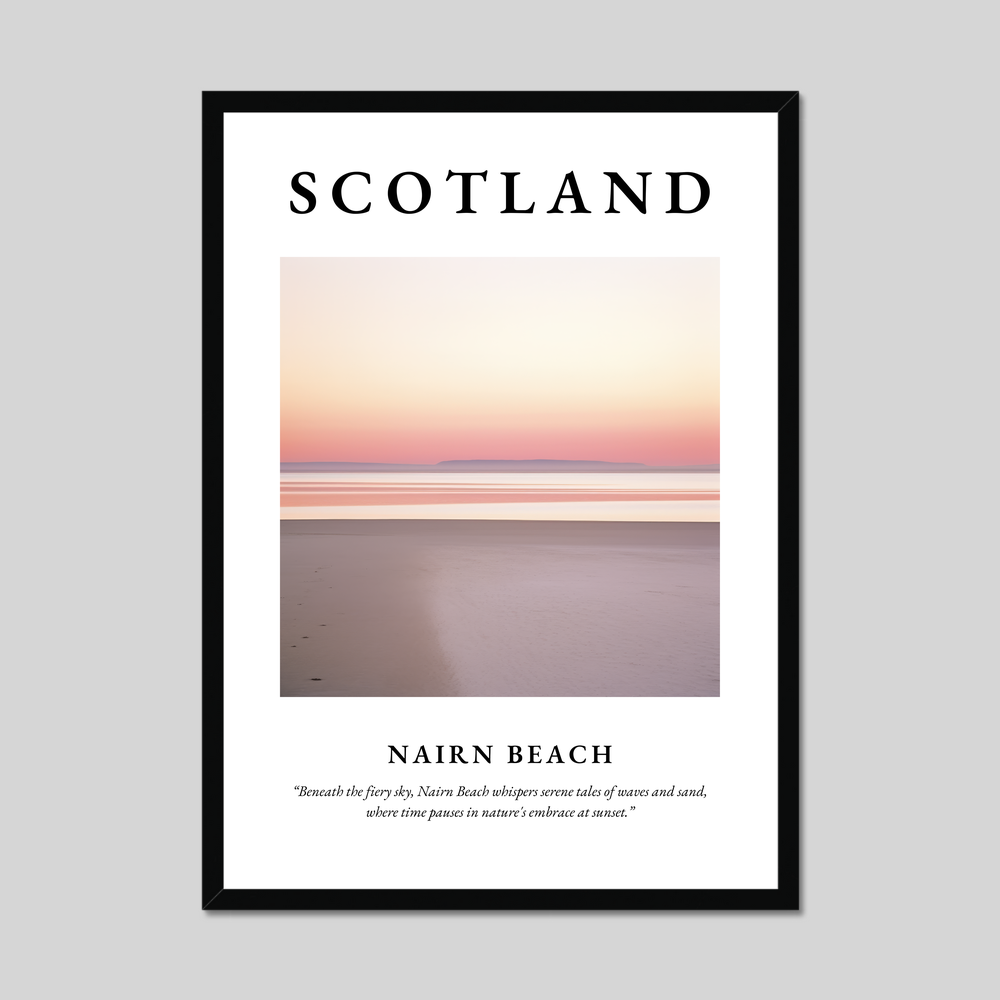 Poster of Nairn Beach, Scotland.