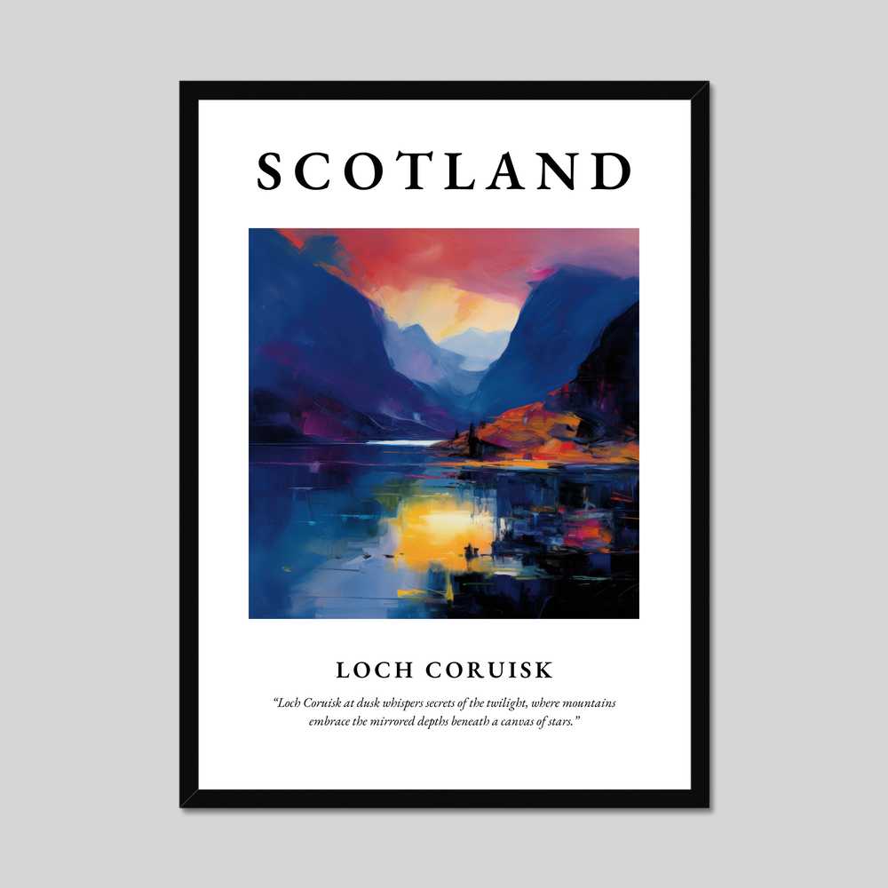 Poster of Loch Coruisk, Scotland.