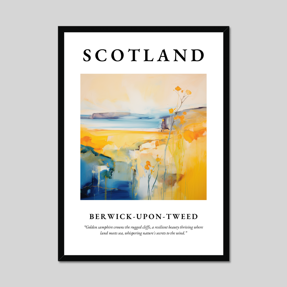 Poster of Berwick-upon-Tweed, Scotland.