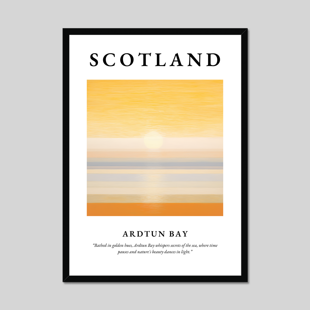 Poster of Ardtun Bay, Scotland.