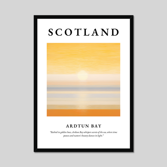 Poster of Ardtun Bay, Scotland.