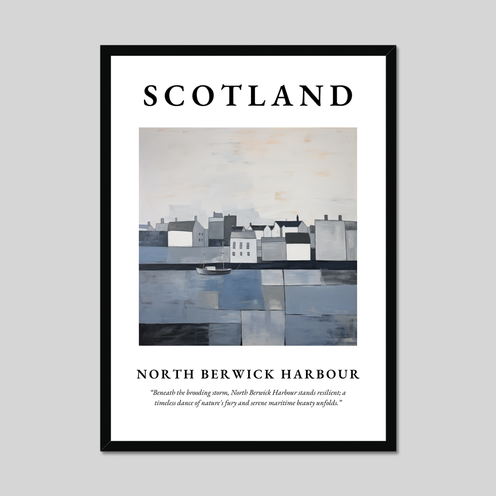 Poster of North Berwick Harbour, Scotland.