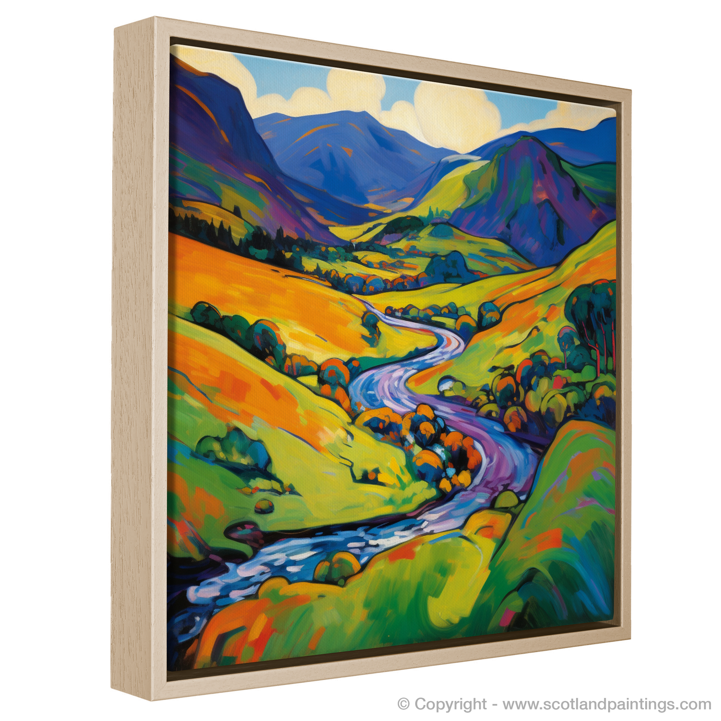 Highland Reverie: A Fauvist Ode to Glen Strathfarrar