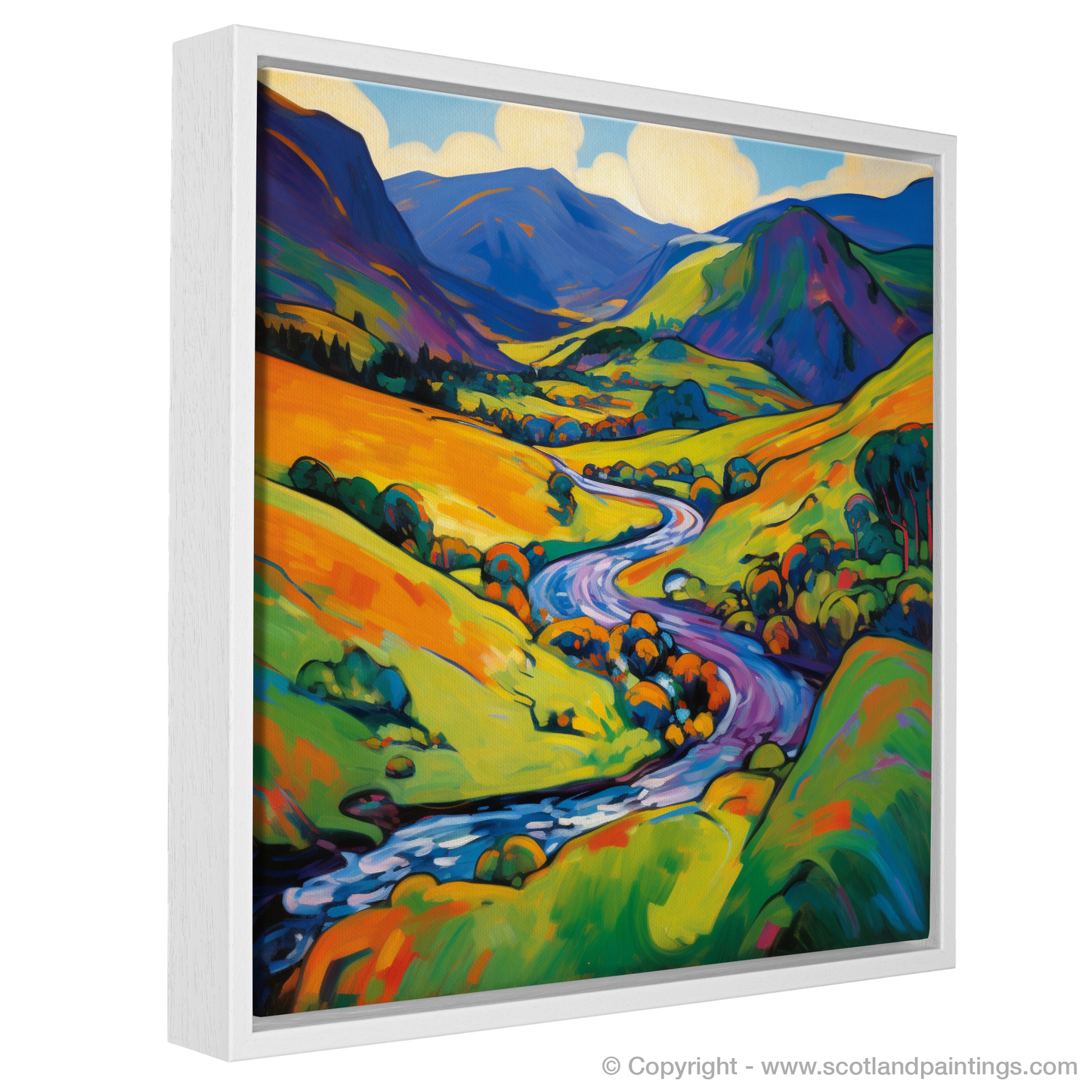 Highland Reverie: A Fauvist Ode to Glen Strathfarrar