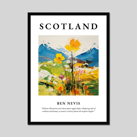 Poster of Ben Nevis, Scotland.