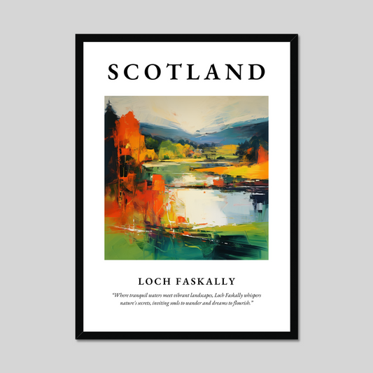 Poster of Loch Faskally, Scotland.