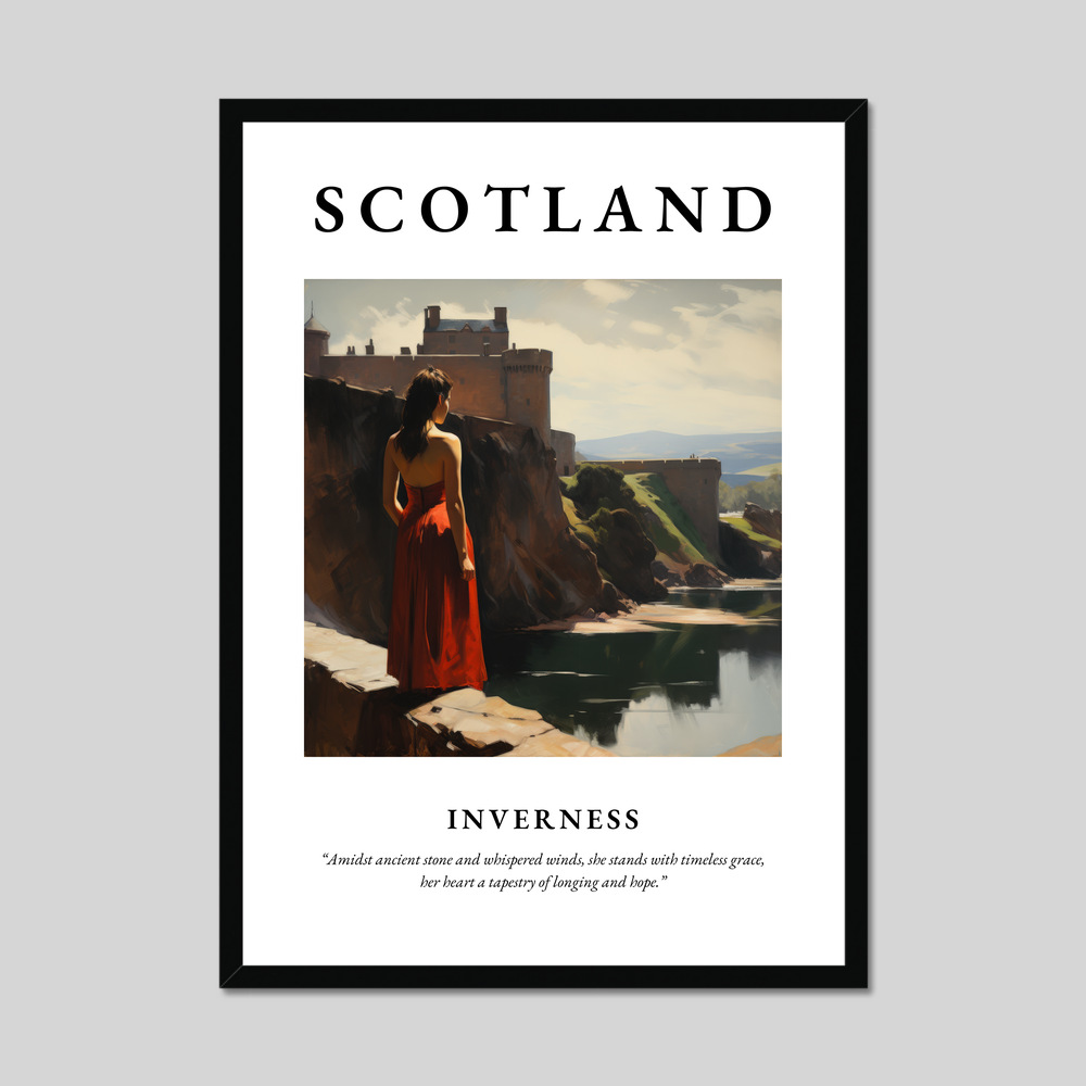 Poster of Inverness, Scotland.