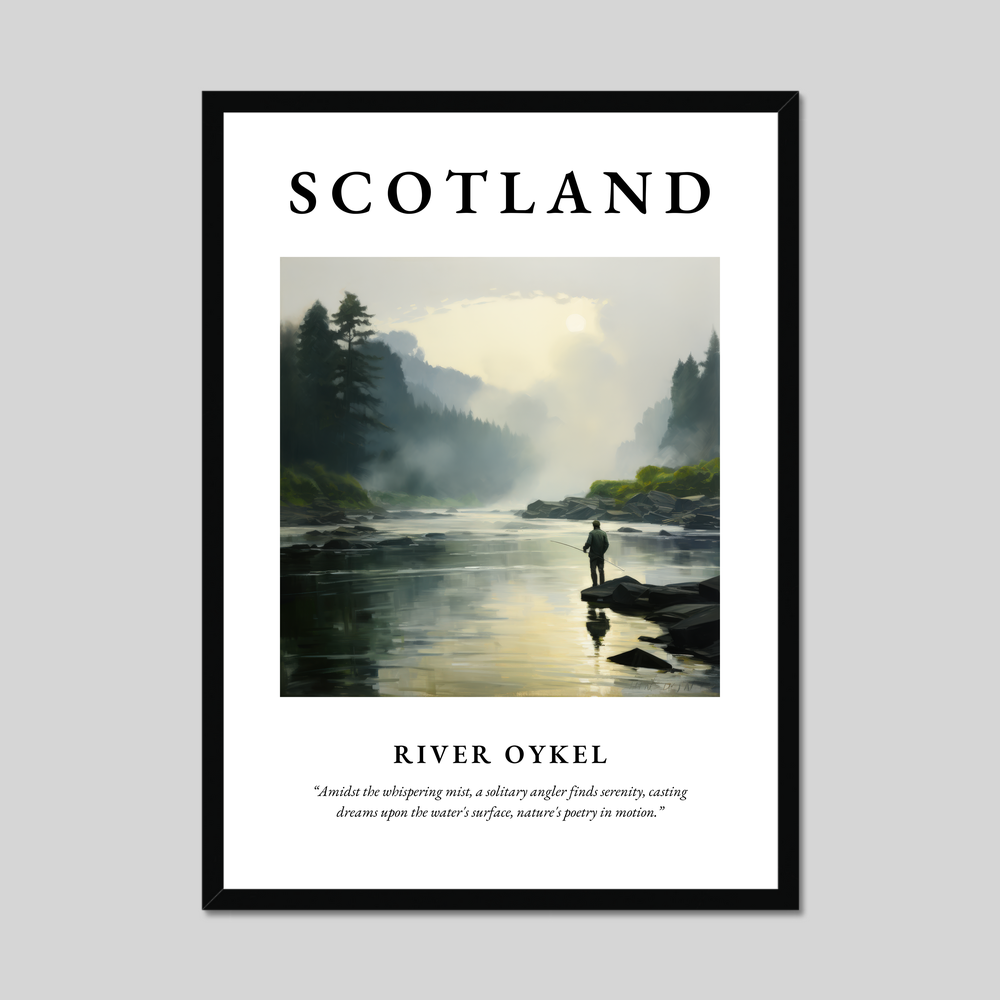 Poster of River Oykel, Scotland.