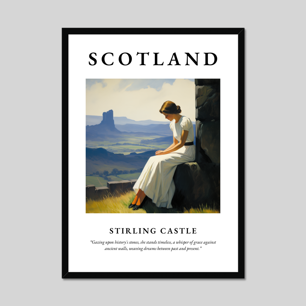 Poster of Stirling Castle, Scotland.