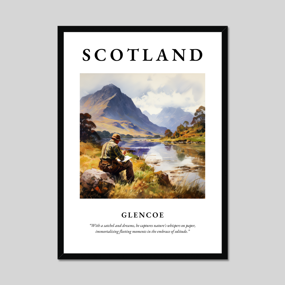 Poster of Glencoe, Scotland.