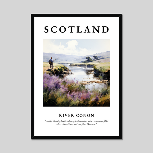 Poster of River Conon, Scotland.