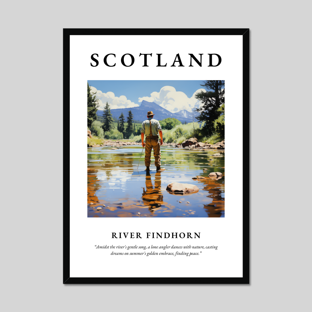 Poster of River Findhorn, Scotland.