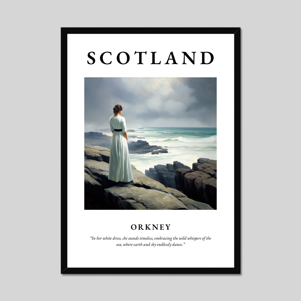 Poster of Orkney, Scotland.