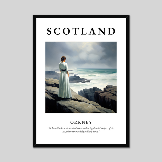 Poster of Orkney, Scotland.