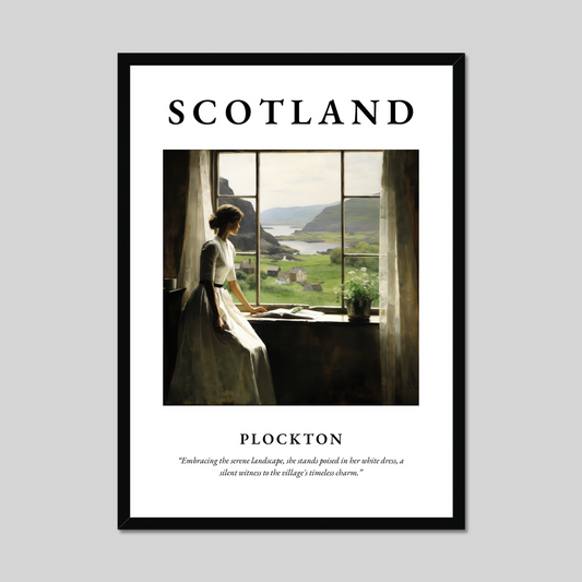 Poster of Plockton, Scotland.