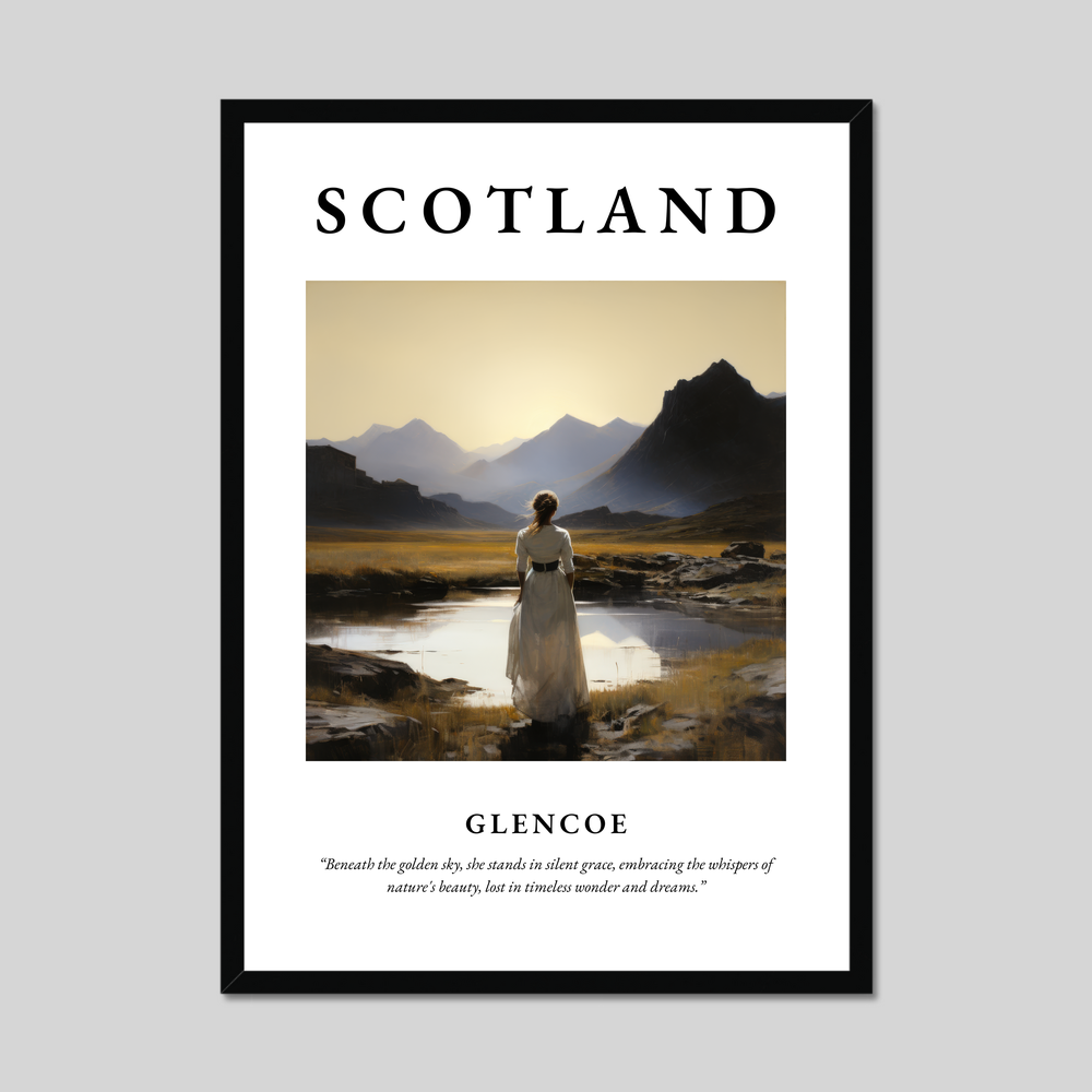 Poster of Glencoe, Scotland.