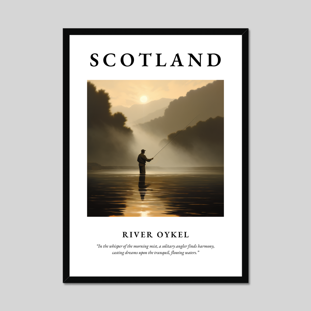 Poster of River Oykel, Scotland.