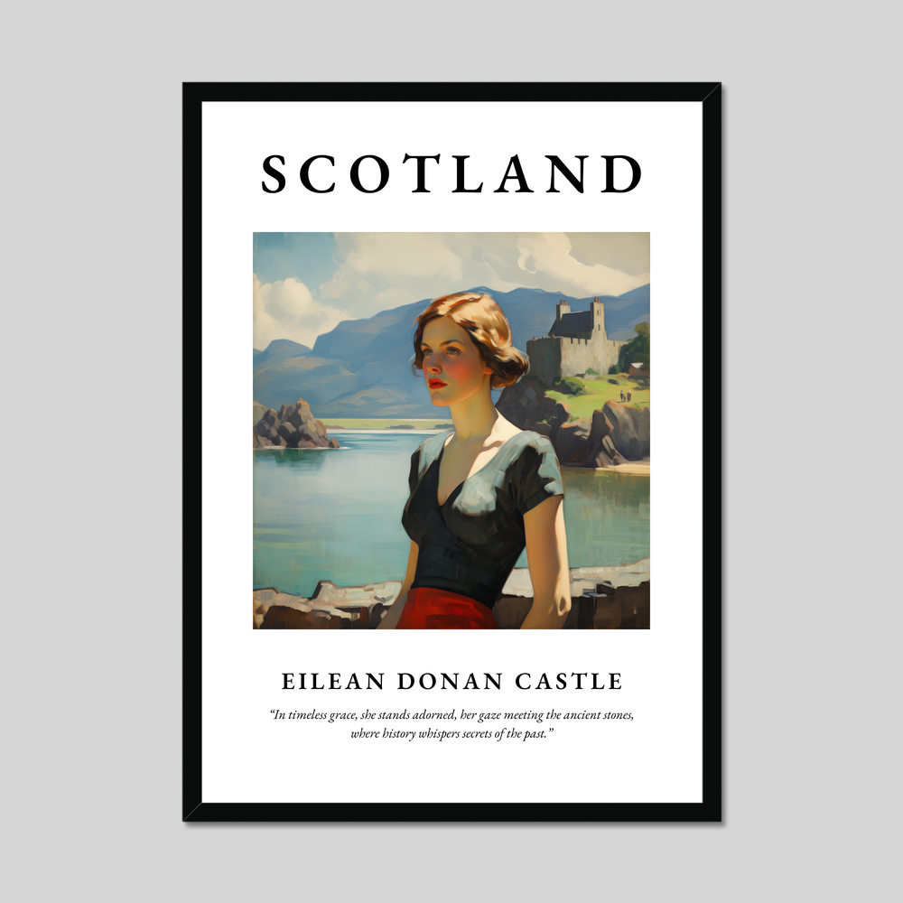 Poster of Eilean Donan Castle, Scotland.