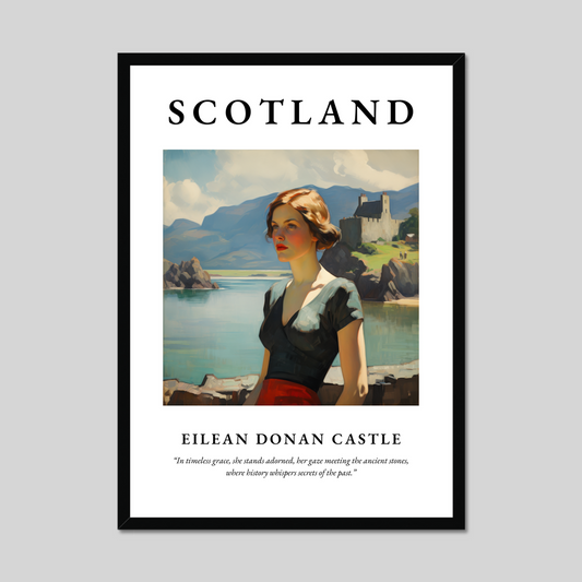 Poster of Eilean Donan Castle, Scotland.