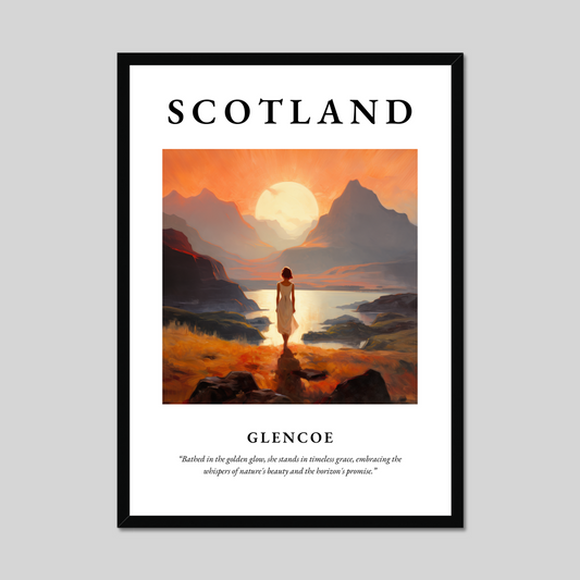 Poster of Glencoe, Scotland.