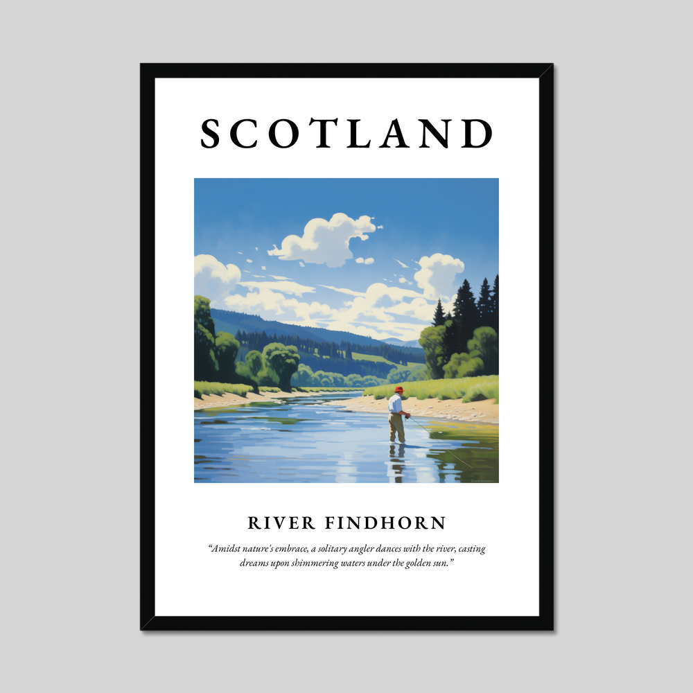 Poster of River Findhorn, Scotland.