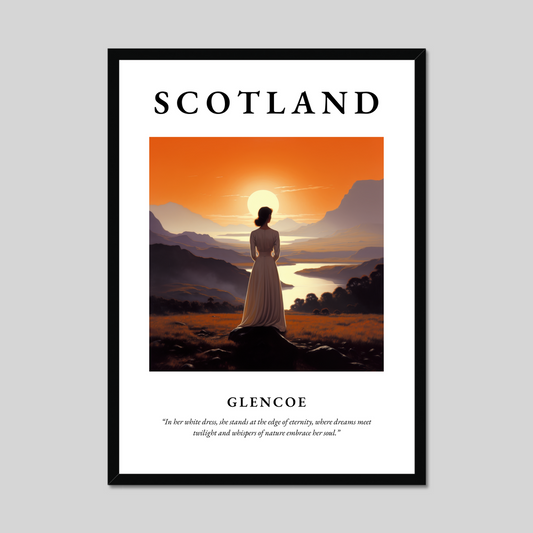 Poster of Glencoe, Scotland.