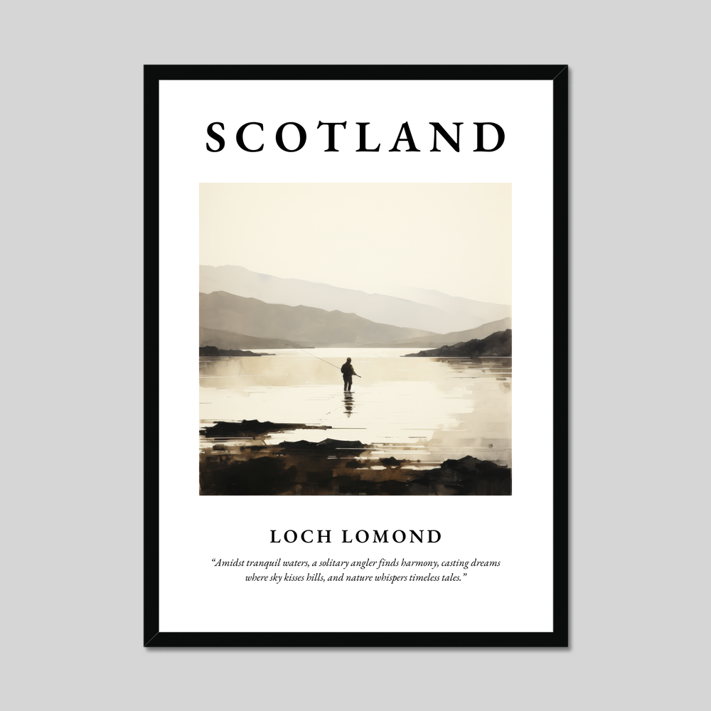 Poster of Loch Lomond, Scotland.