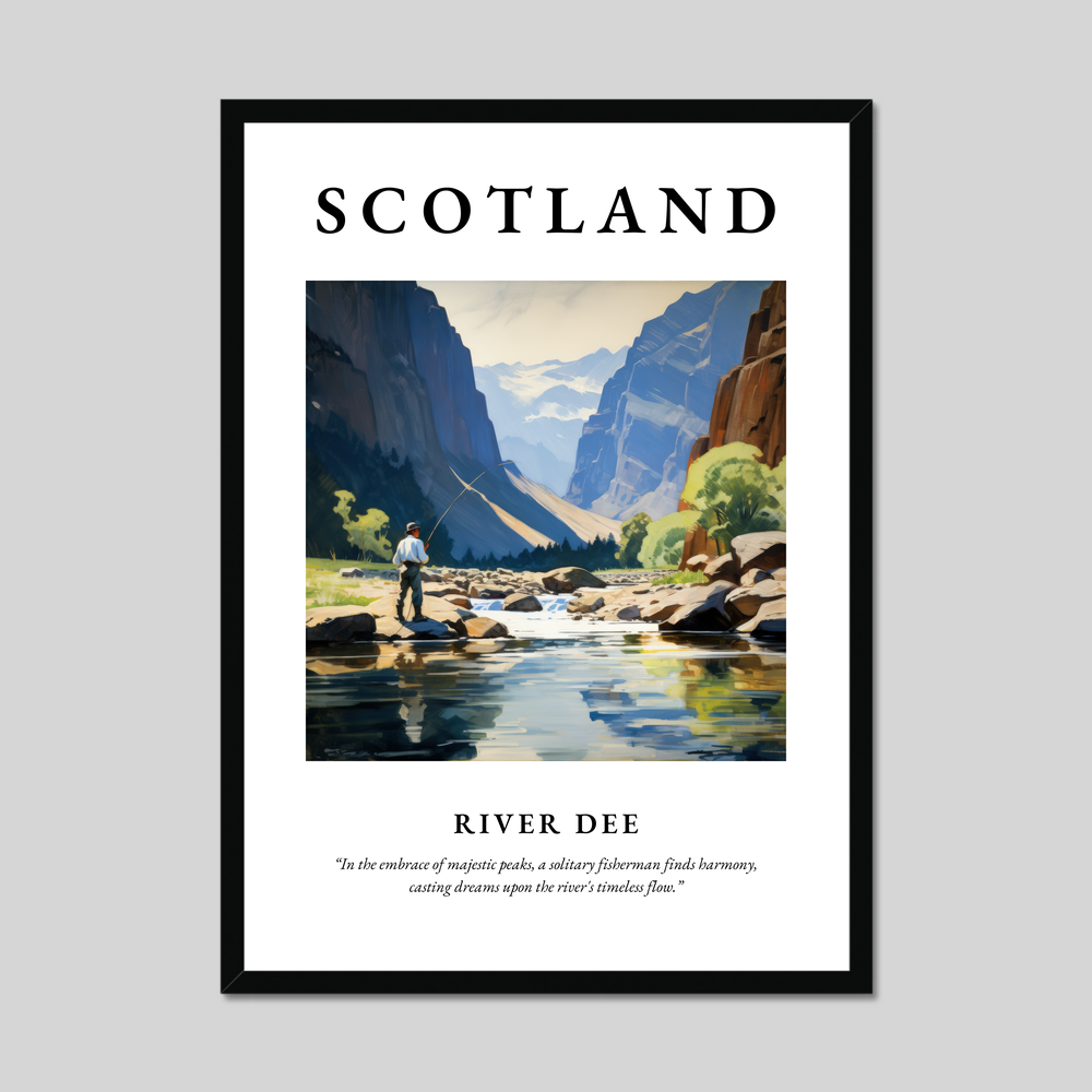 Poster of River Dee, Scotland.