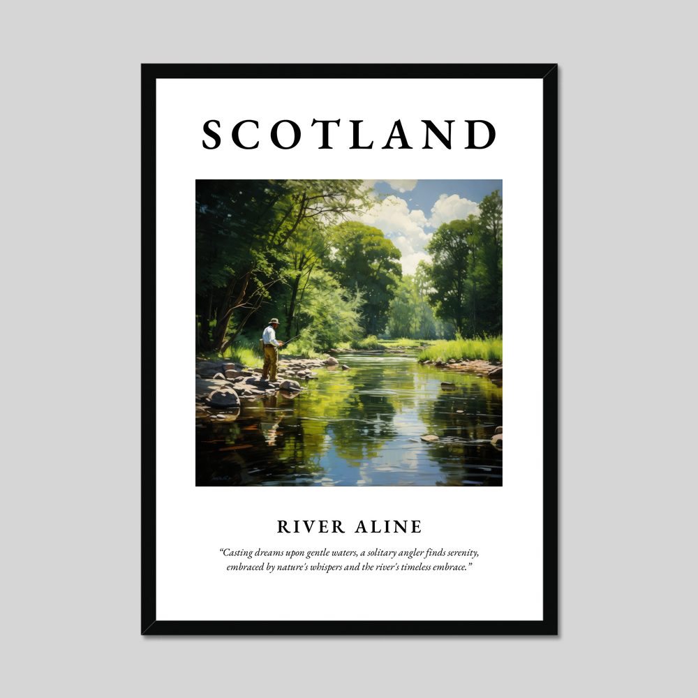 Poster of River Aline, Scotland.