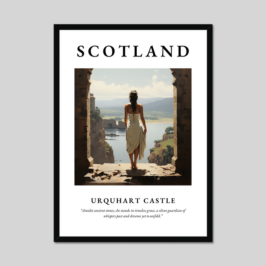 Poster of Urquhart Castle, Scotland.