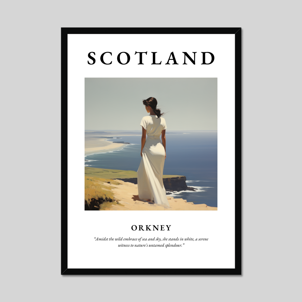 Poster of Orkney, Scotland.