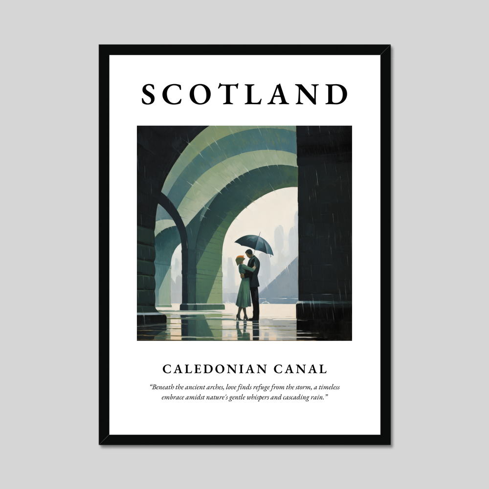 Poster of Caledonian Canal, Scotland.