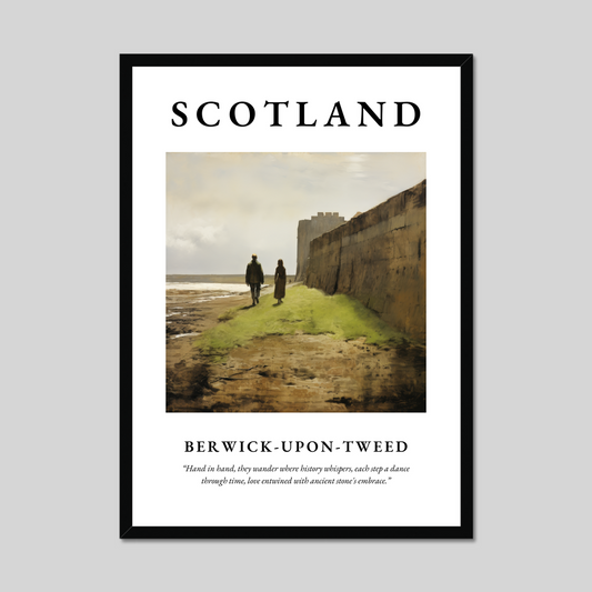 Poster of Berwick-upon-Tweed, Scotland.