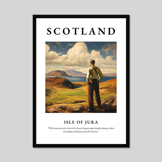 Poster of Isle of Jura, Scotland.